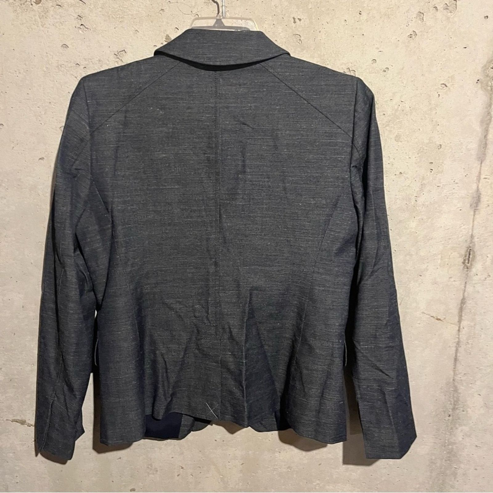 Ann Taylor Ann Taylor LOFT Chambray One Button Blazer Blue NWT Size 10 Size L / US 10 / IT 46 - 7 Thumbnail