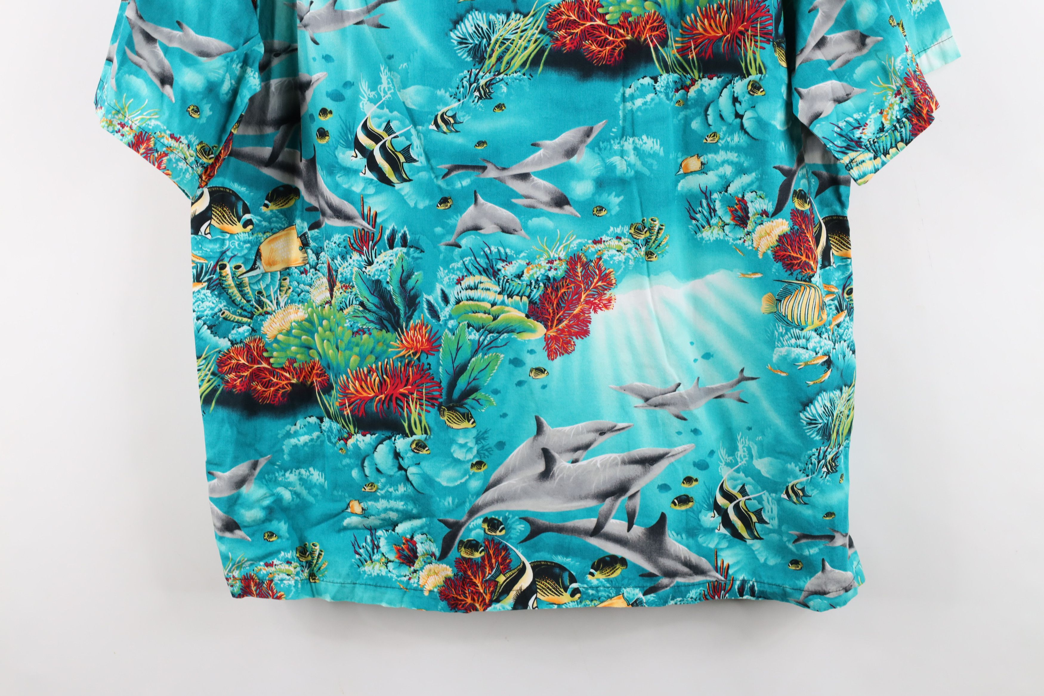 Vintage Vintage 90s Streetwear Over Print Hawaiian Button Shirt US Size US L / EU 52-54 / 3 - 10 Thumbnail