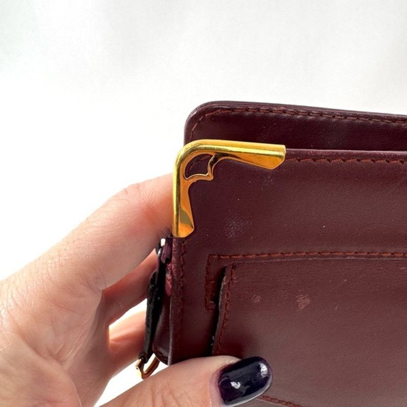 Cartier Cartier Burgundy Wristlet pouch with exterior front pocket Size ONE SIZE - 9 Thumbnail