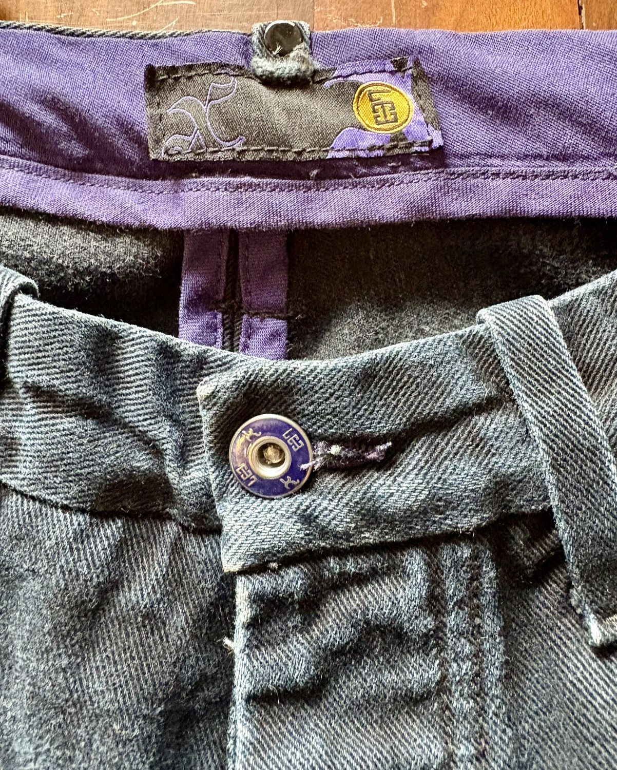 Lee Archive 2006 Lee Powell L714 - No Rivets - Shadow Indigo Size US 32 / EU 48 - 2 Thumbnail