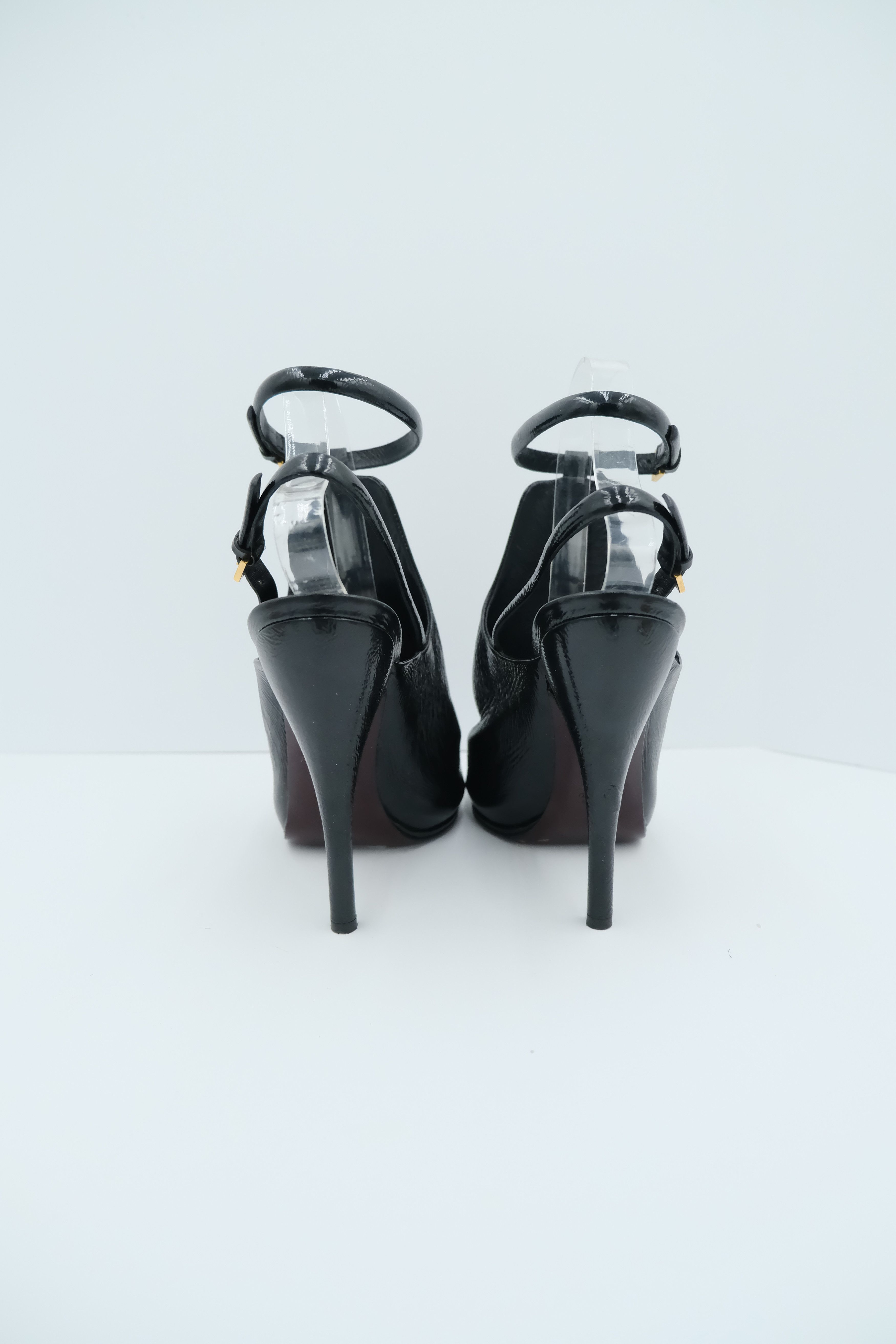 Gucci Gucci Patent Leather Glove Stiletto Slingbacks Size US 10 / IT 40 - 5 Thumbnail