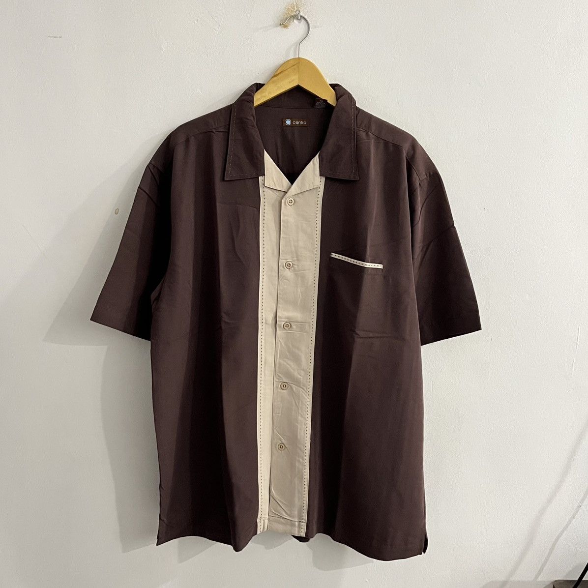 Japanese Brand Centro - Campcollar Two Tone Color Shirt Size US XL / EU 56 / 4 - 1 Thumbnail