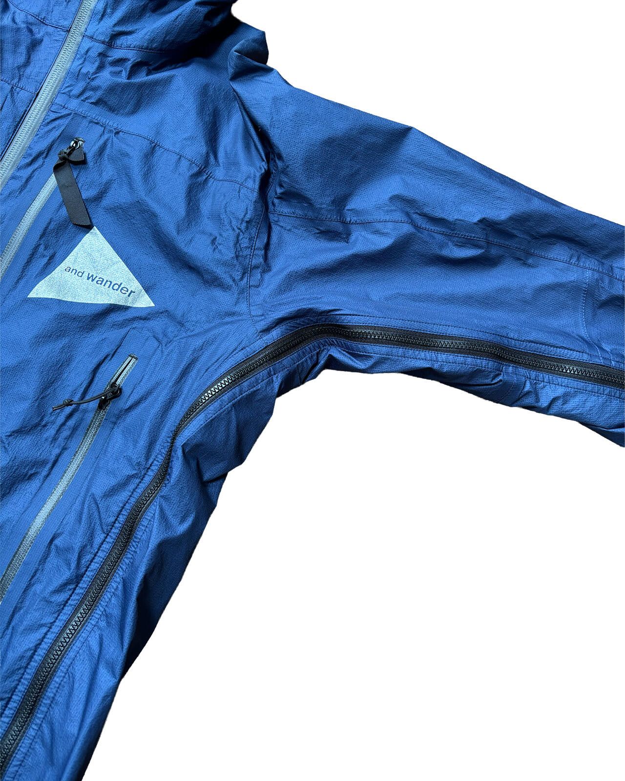 And Wander and Wander Event Jacket Navy Waterproof Small Size US S / EU 44-46 / 1 - 5 Thumbnail