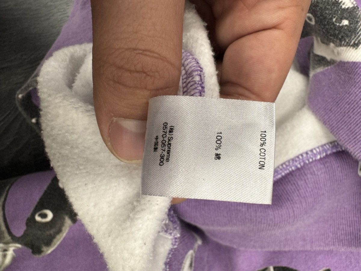 Supreme Supreme Studded Collar Hoodie (Violet) Size US M / EU 48-50 / 2 - 3 Thumbnail