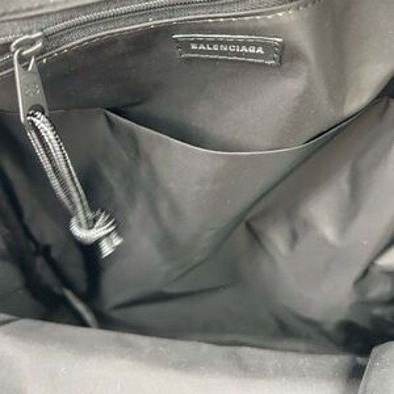 Unisex Balenciaga signature backpack in beige BB monogram