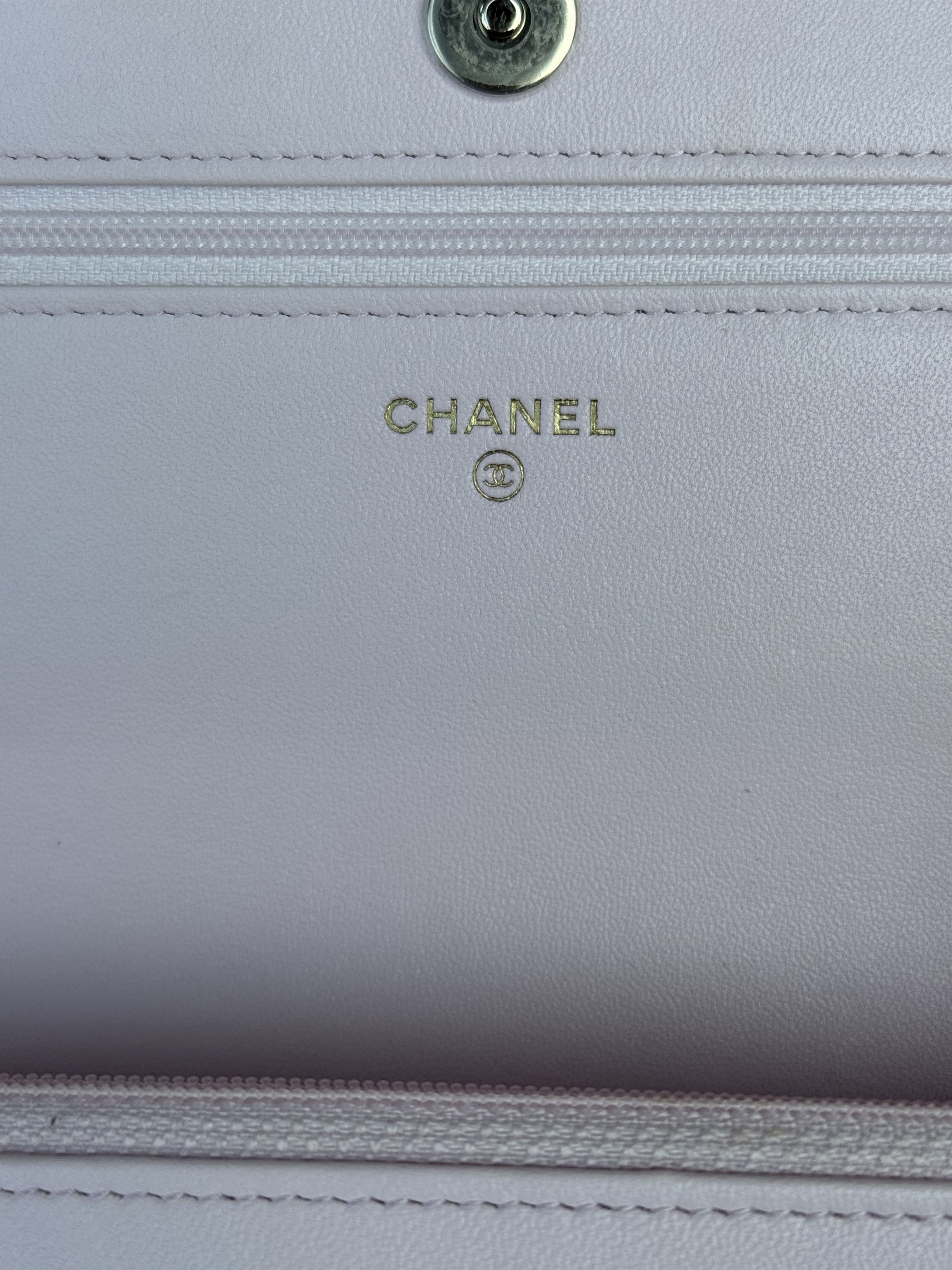 Chanel Chanel Pink Quilted CC Pearl Wallet On Chain Bag Size ONE SIZE - 7 Thumbnail