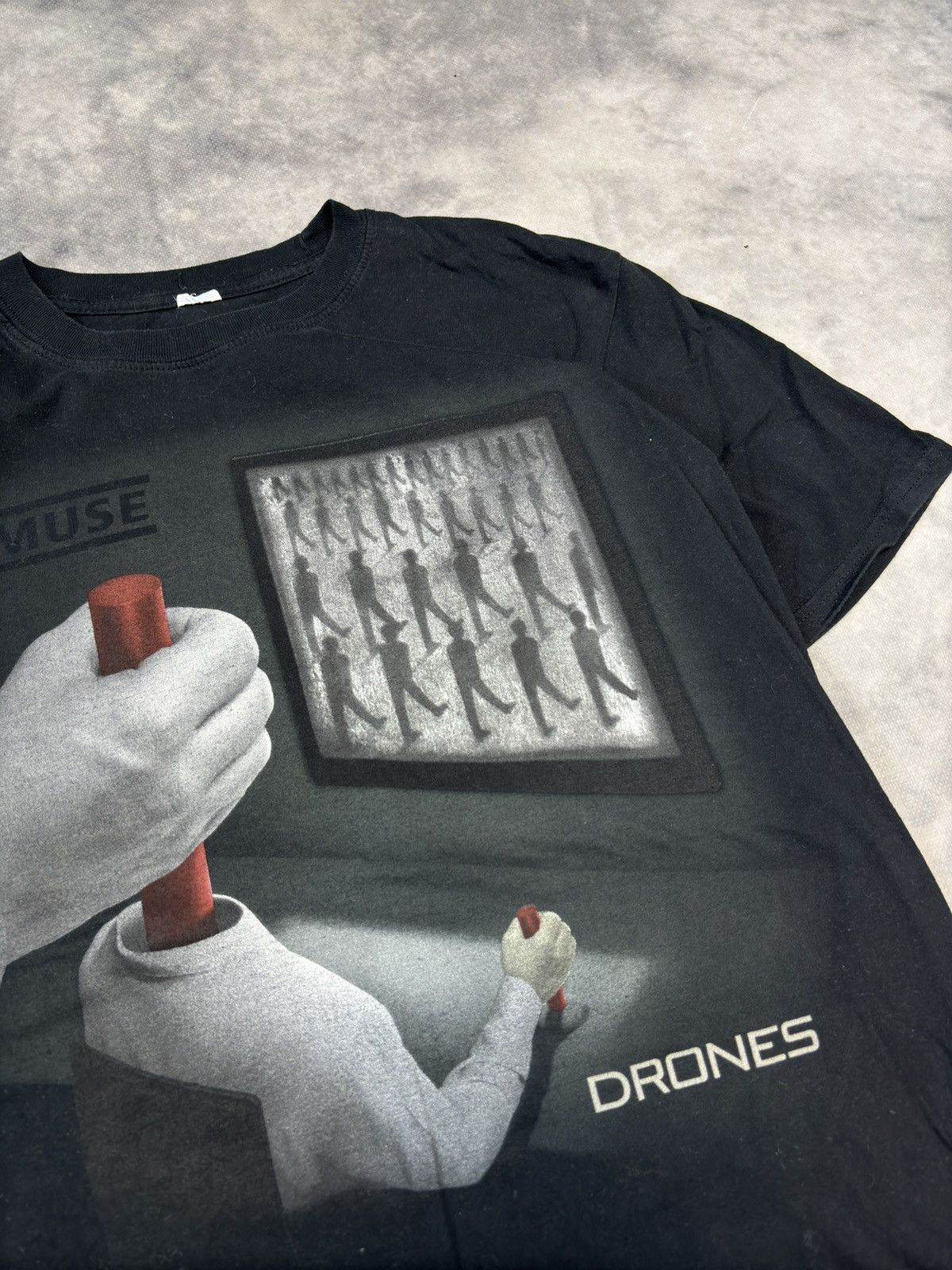 Band Tees × Vintage Y2K MUSE DRONES TOUR BAND T-SHIRT Graphic Control Tee Rare Size US M / EU 48-50 / 2 - 2 Thumbnail