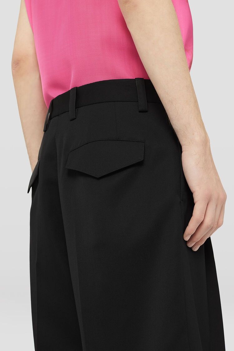 Jil Sander o1w1db10825 Trouser 94 Shorts in Black Size US 36 / EU 52 - 6 Thumbnail