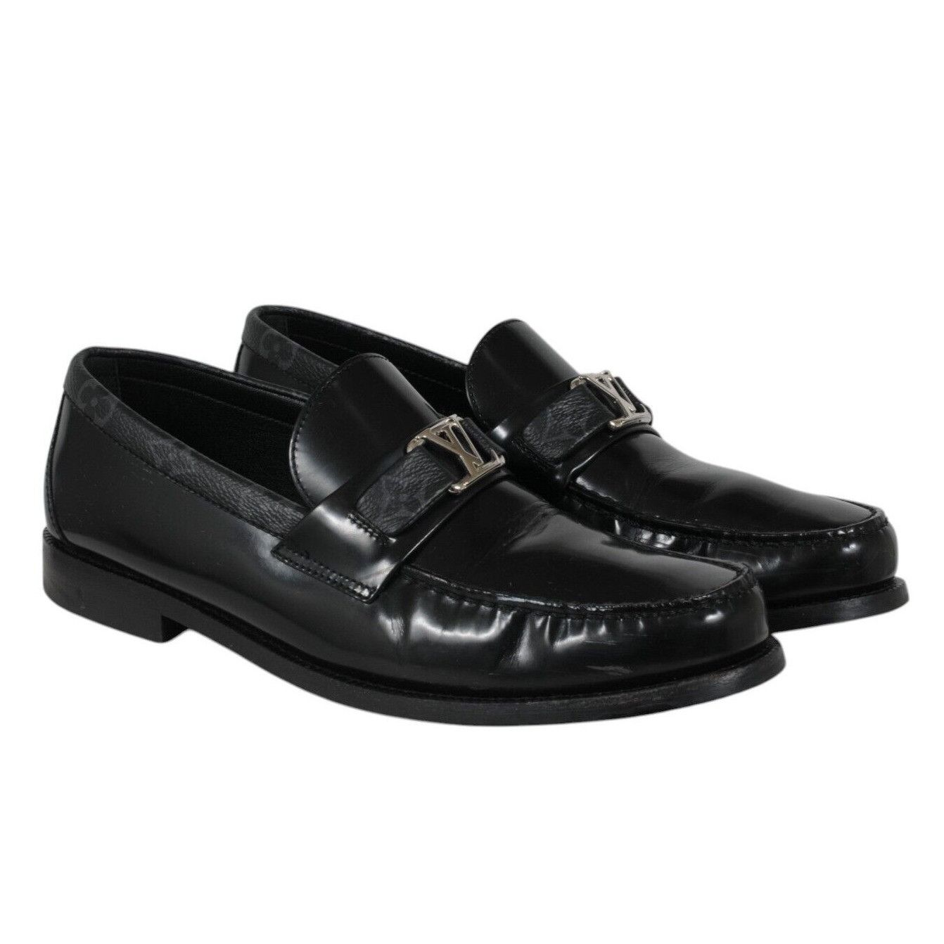 Louis Vuitton Major Loafers Black Leather - 02492 Size US 7.5 / EU 40-41 - 14 Thumbnail
