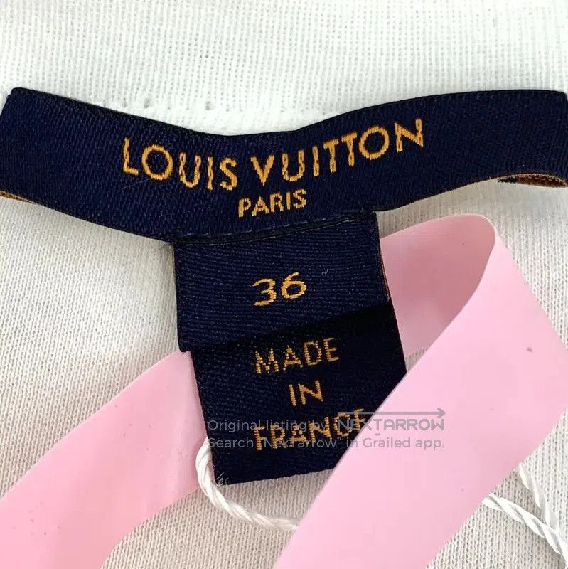 Louis Vuitton Louis Vuitton White Cotton Women's Dress . Size XS / US 0-2 / IT 36-38 - 5 Thumbnail