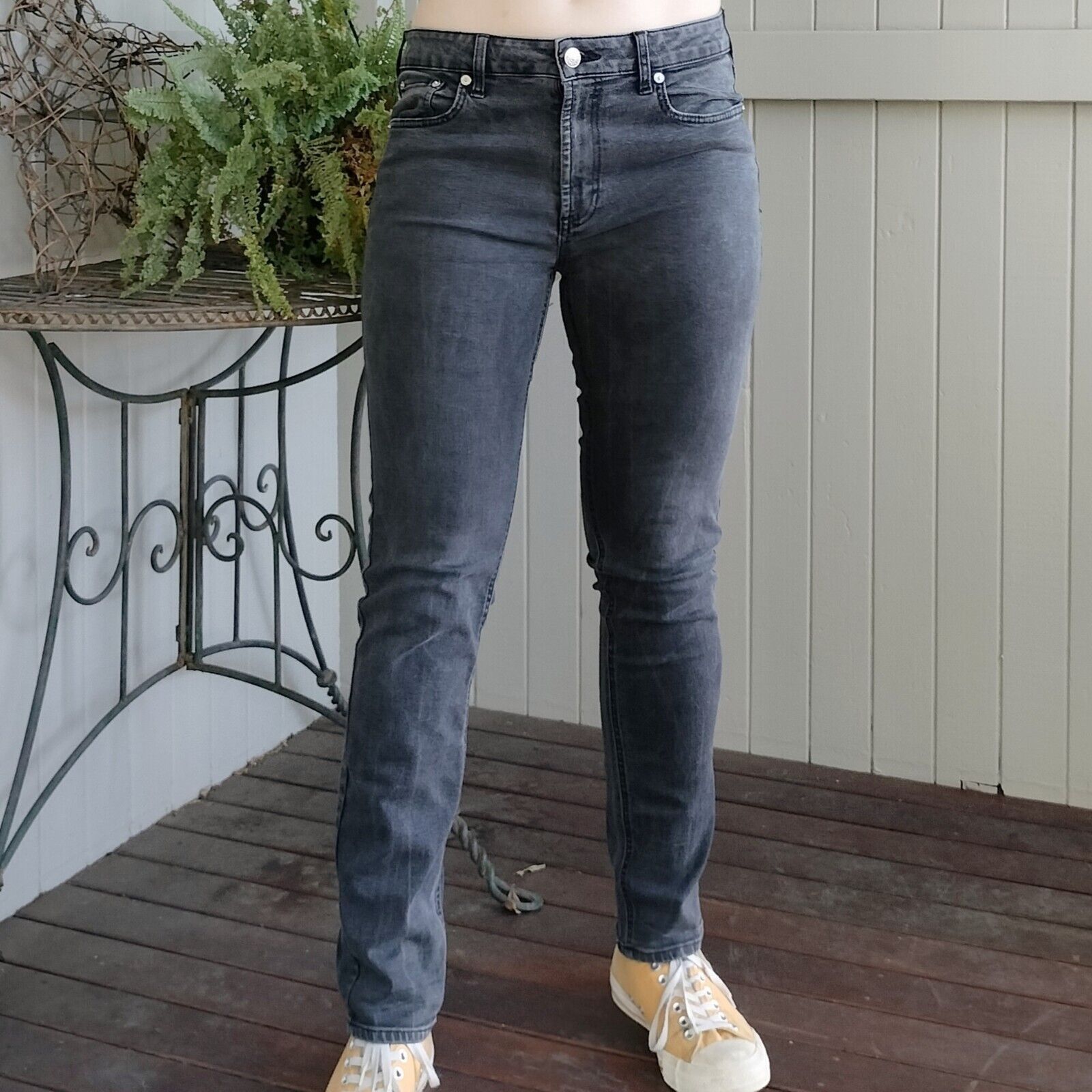 Pacsun Pacsun Mens Jeans Denim Stretch Skinny Slim Washed Faded Size US 32 / EU 48 - 6 Thumbnail