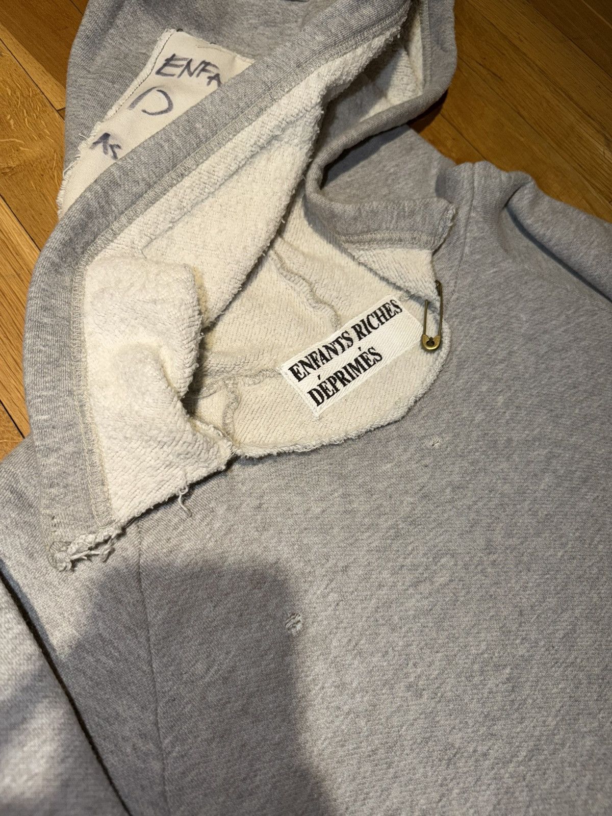 Enfants Riches Deprimes Enfants Riches Déprimés AW17 1/69 Hand Drawn Patch Hoodie Size US XL / EU 56 / 4 - 3 Thumbnail