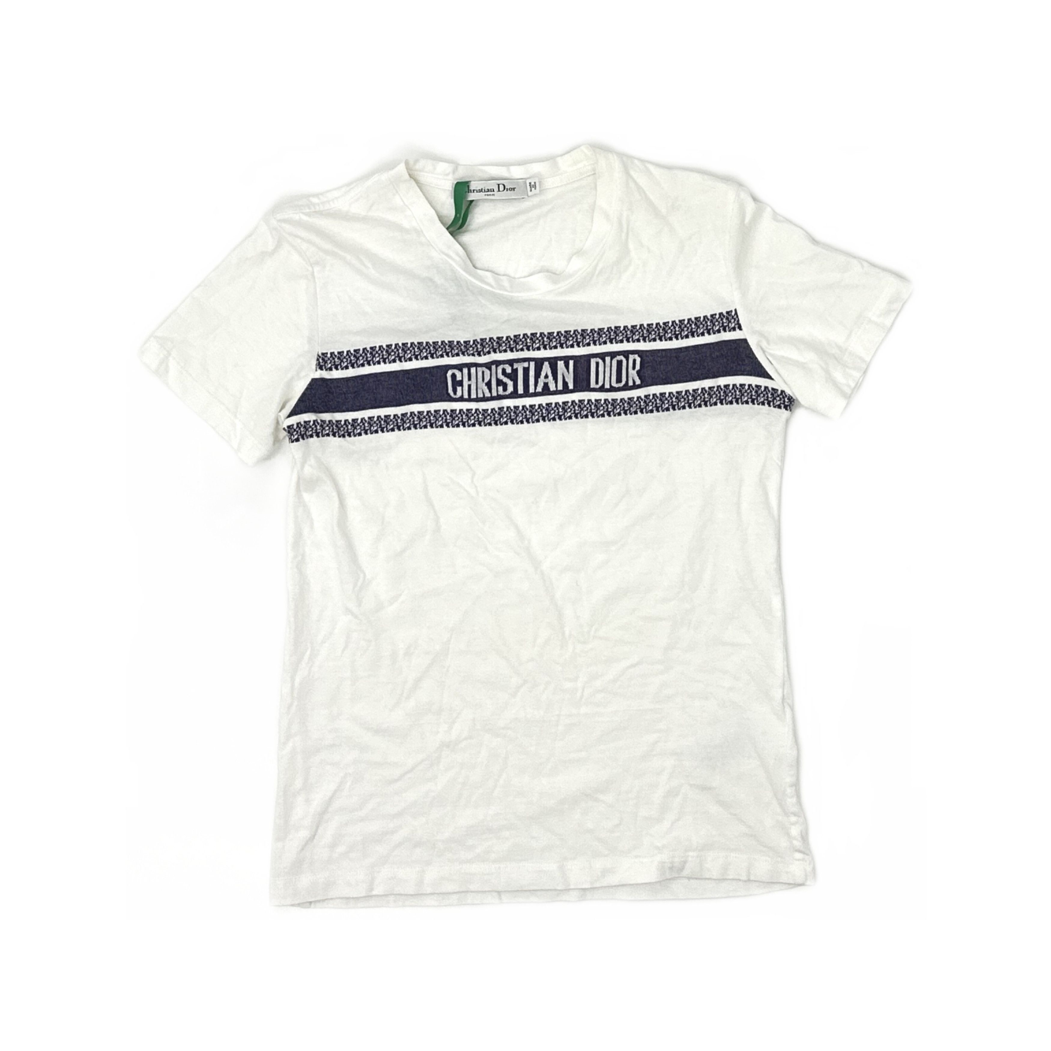 Dior Dior Logo Band T-Shirt White Size S Size US S / EU 44-46 / 1 - 1 Thumbnail