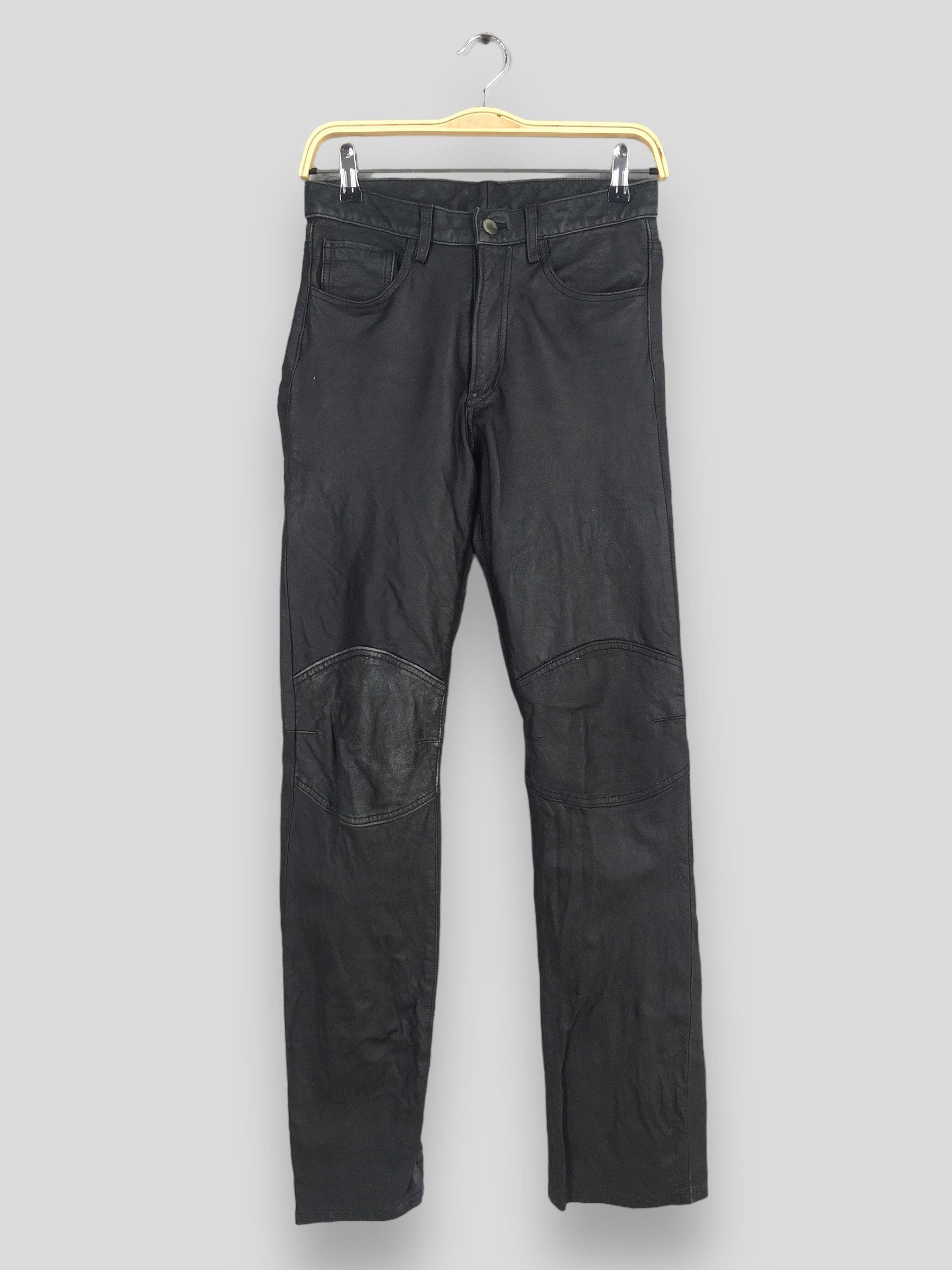 Harley Davidson Size 26x33 Vintage 90s Harley Davidson Leather Pants S1426 Size 26" / US 2 / IT 38 - 1 Thumbnail