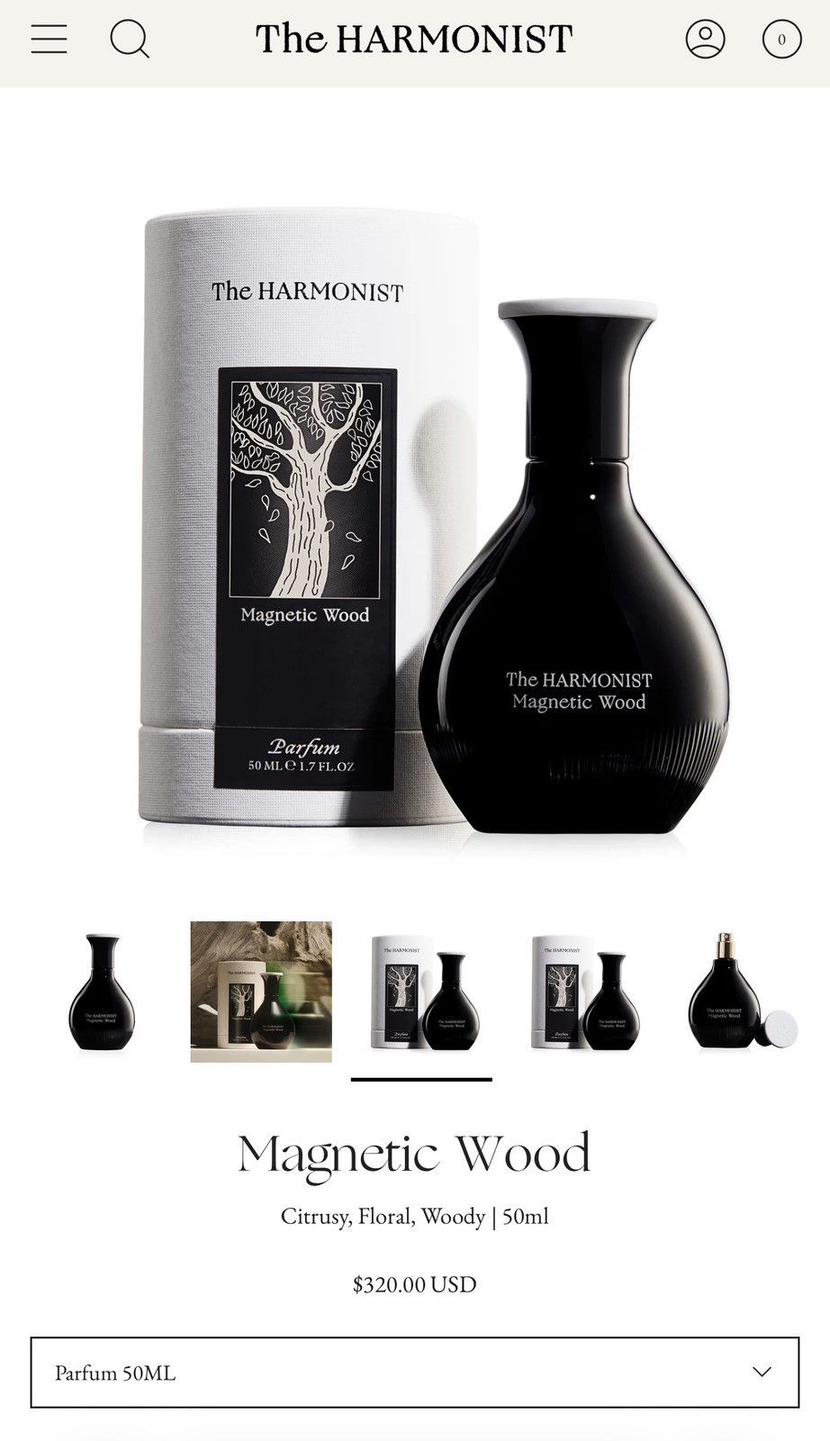 Other The Harmonist Magnetic Wood Parfum 1.7 oz Size ONE SIZE - 4 Thumbnail
