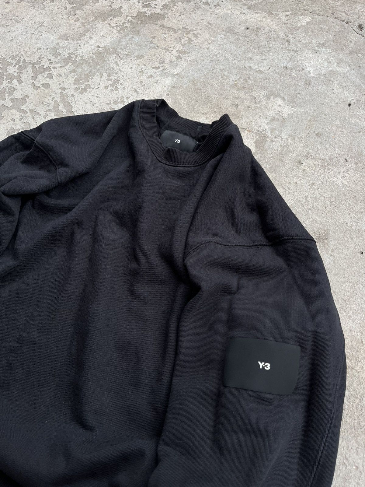 Adidas × Y-3 × Yohji Yamamoto AW22 Yohjj Yamamoto x Adidas Y-3 Crew Neck Logo Sweatshirt Size US S / EU 44-46 / 1 - 2 Thumbnail