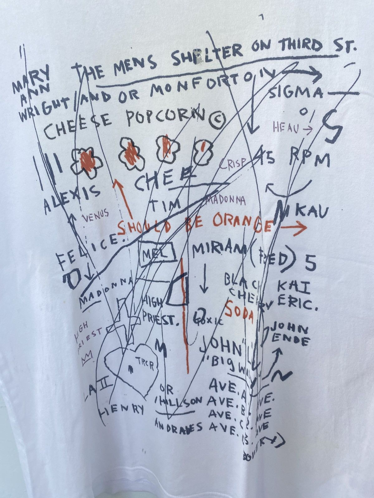 Jean-Michel Basquiat × Vintage Vintage Jean Michel Basquiat Art T shirt Size US L / EU 52-54 / 3 - 2 Thumbnail
