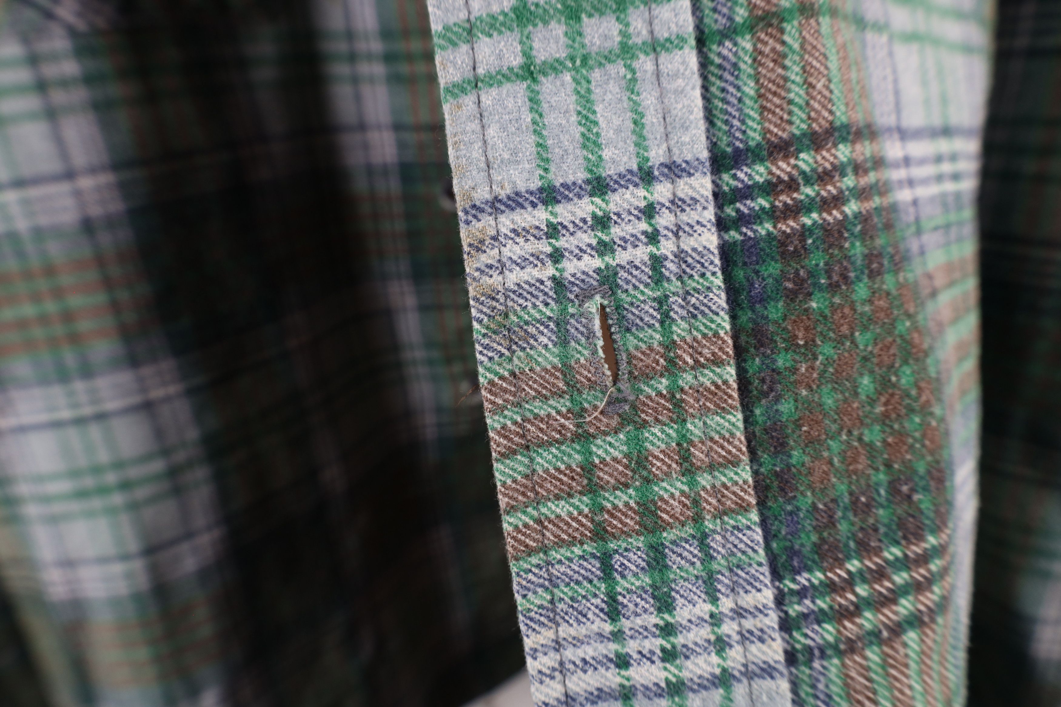 Vintage Vintage 70s Streetwear Flannel Button Shirt Jacket USA Size US XL / EU 56 / 4 - 9 Thumbnail