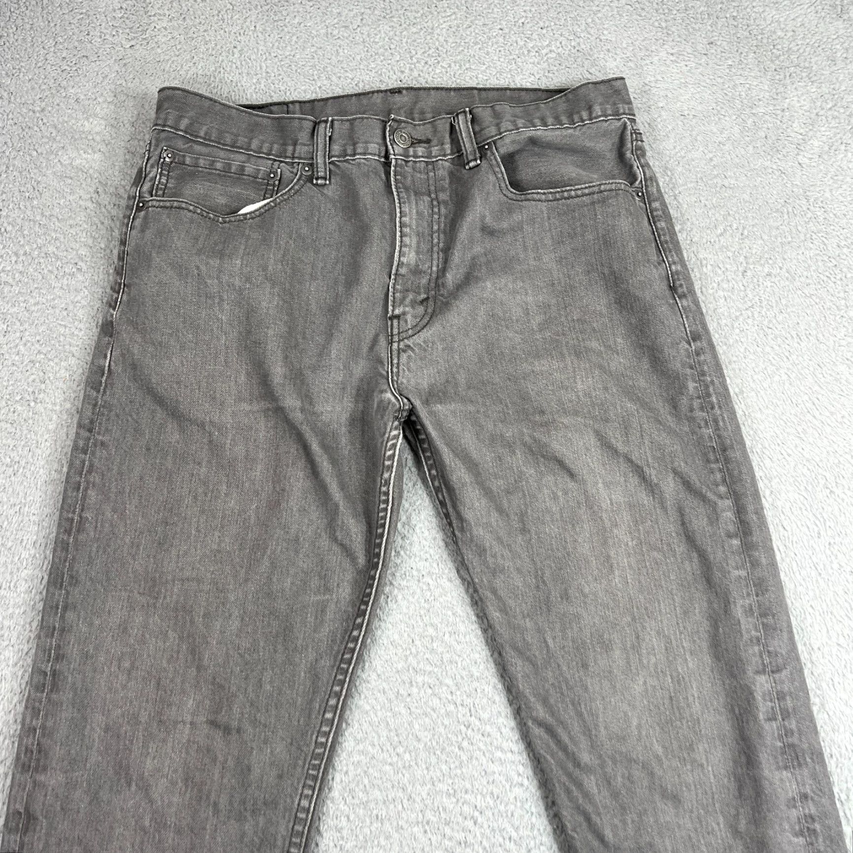 Levi's Levi's Levi's 508 Jeans Mens 34x34 Gray Regular Taper Denim Pants Tapered Leg Casual Size US 34 / EU 50 - 2 Thumbnail