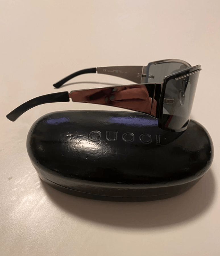 Gucci × Tom Ford × Vintage Gucci Sunglasses Mask Logo Shield GG Sport Vintage Size ONE SIZE - 1 Thumbnail