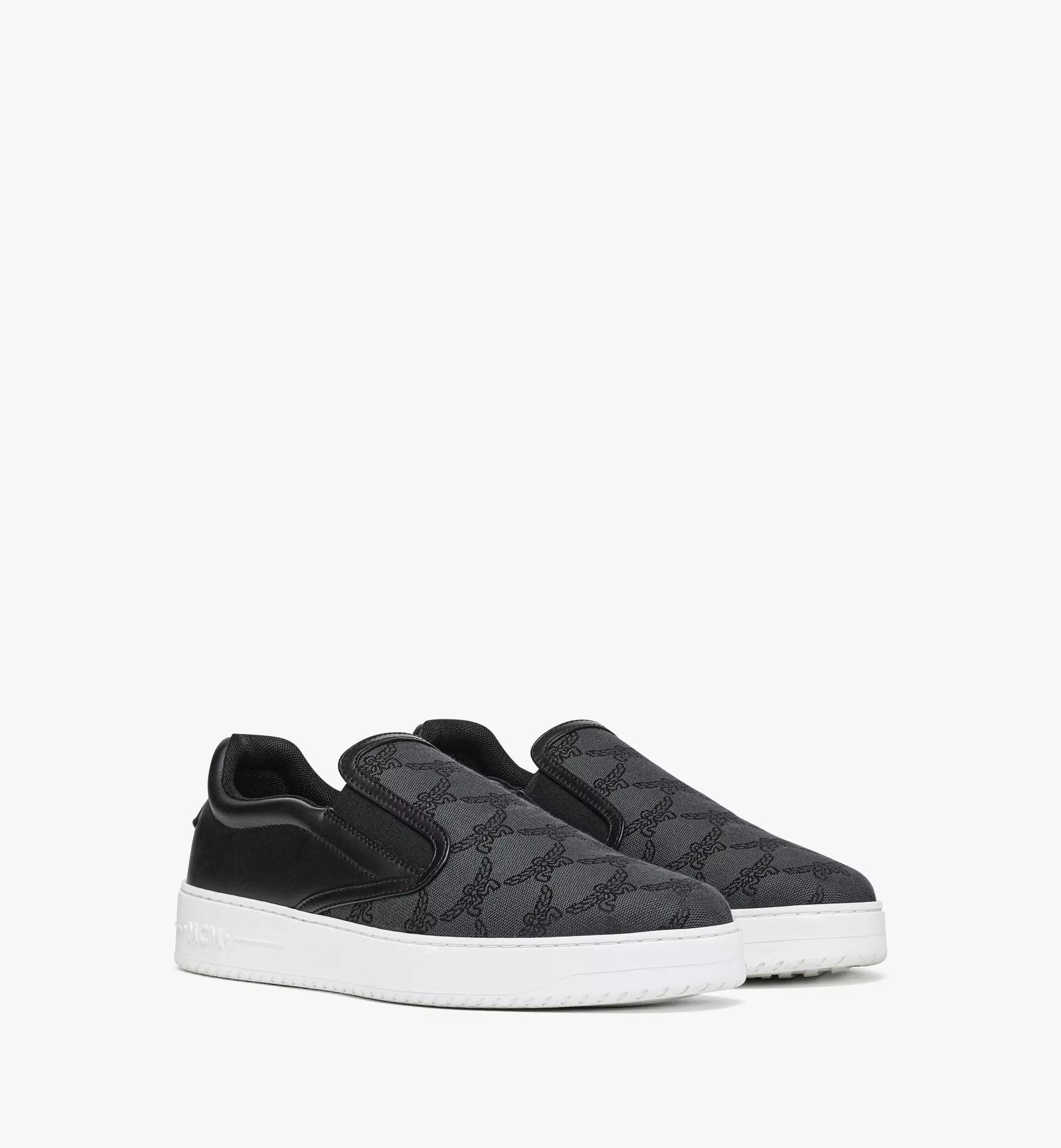 MCM o1mt1gz0325 Low-Top Sneakers in Black/Grey Size US 8 / EU 41 - 1 Thumbnail
