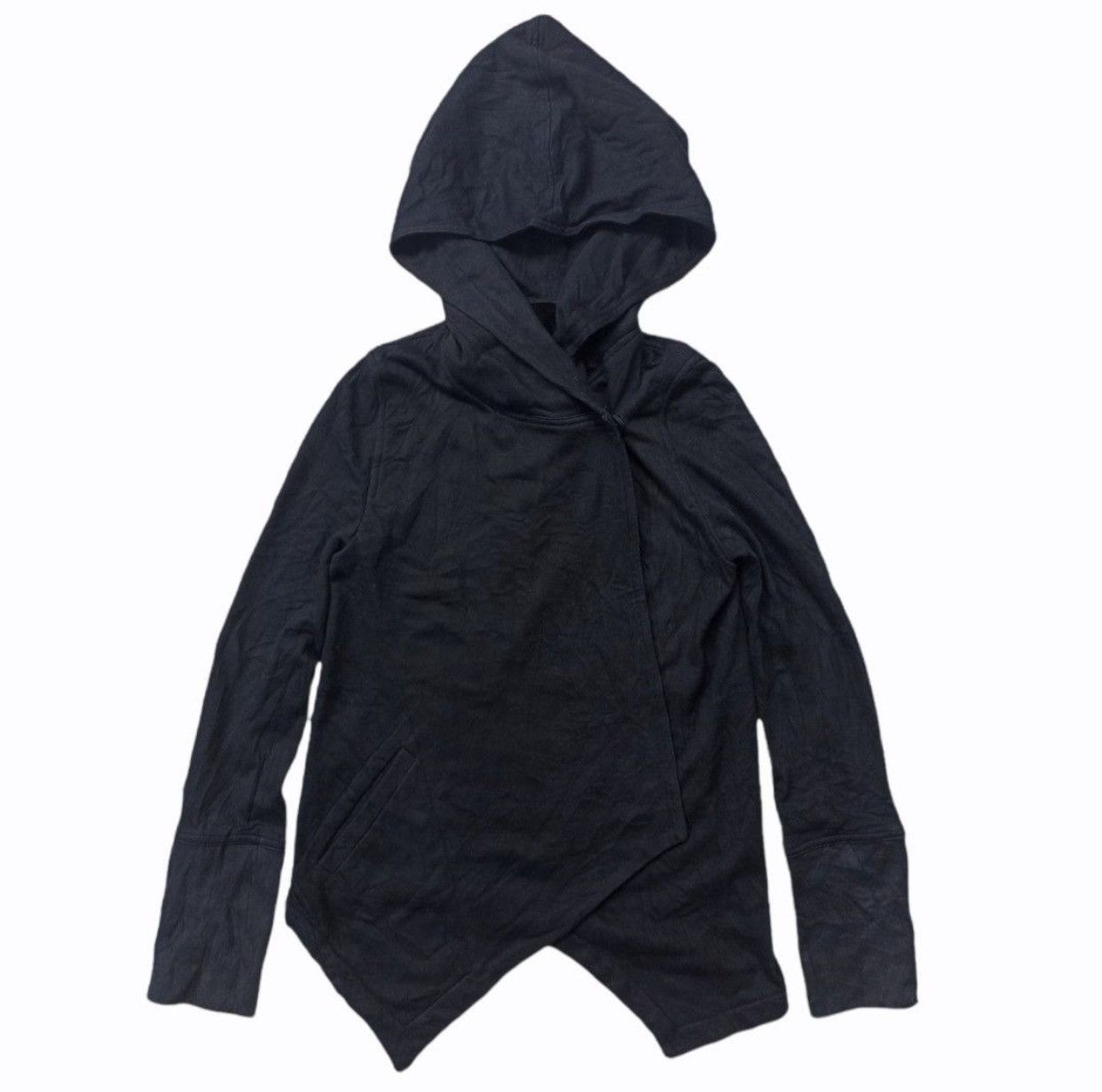 Ann Demeulemeester × Rare Y2K Ann Demeulemeester Cape Hoodie 