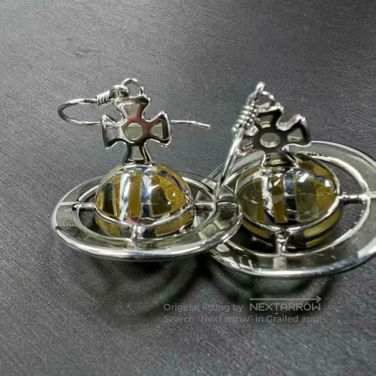 Vivienne Westwood Vivienne Westwood Saturn Earrings. Size ONE SIZE - 5 Thumbnail