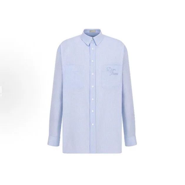 Dior Dior x Denim Tears Embroidered Striped Shirt Size US M / EU 48-50 / 2 - 1 Thumbnail