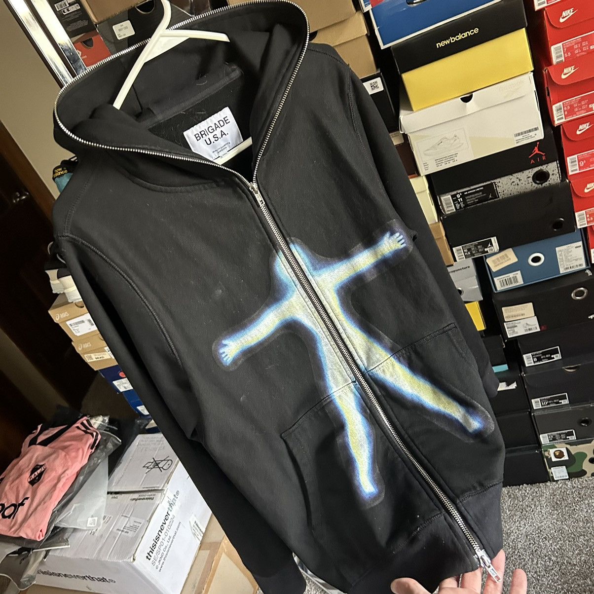 Brigade 2020 BEiNG OF LiGHT FULL ZiP HOODiE SWEATSHiRT Size US L / EU 52-54 / 3 - 15 Thumbnail
