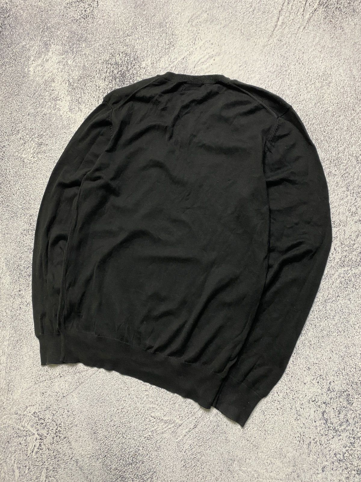 Polo Ralph Lauren Vintage Polo Ralph Lauren Luxury Black V-Neck Sweater Size US M / EU 48-50 / 2 - 6 Thumbnail