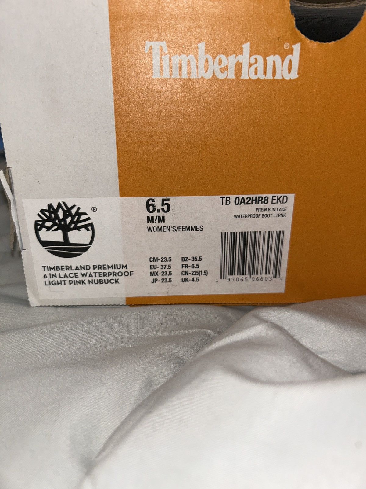 Timberland timberland premium 6 in lace waterproof light pink nubuck Size US 6.5 / IT 36.5 - 15 Thumbnail