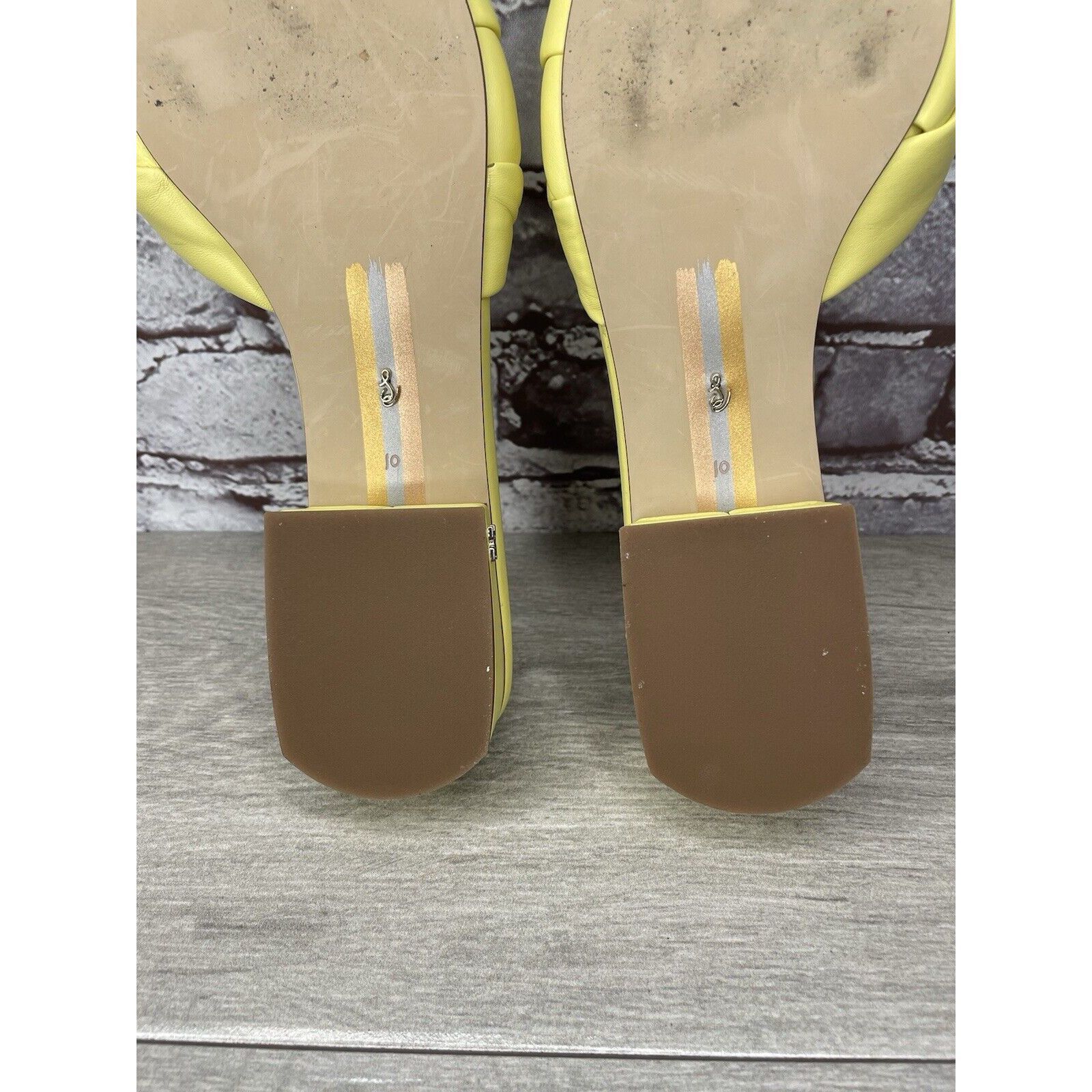 Sam Edelman Sam Edelman Dawson Yellow Knot Leather Slides Heel Sandals W Size US 10 / IT 40 - 7 Thumbnail
