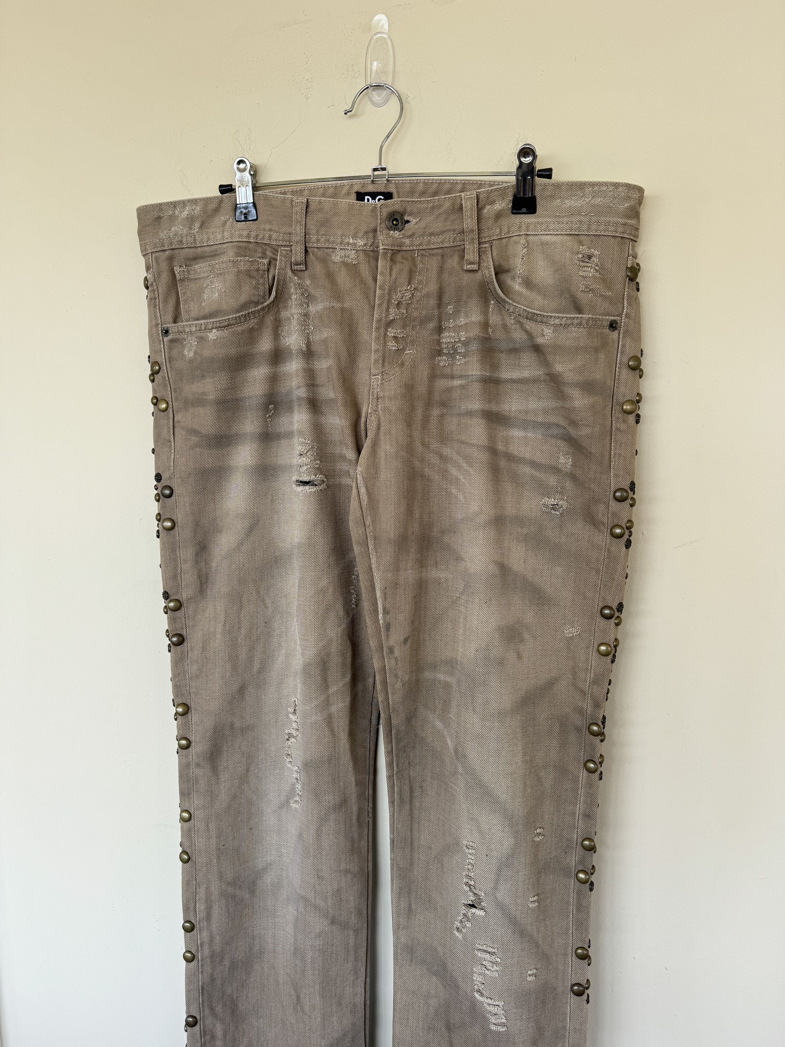 Dolce & Gabbana Vintage Studded Dolce & Gabbana Denim Size US 33 - 3 Thumbnail