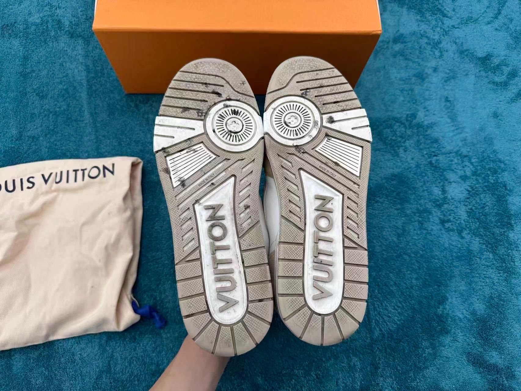 Louis Vuitton LV Trainer Khaki US9.5 Velcro Size US 9.5 / EU 42-43 - 5 Thumbnail