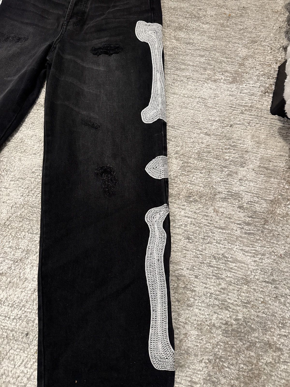 Other Baggy Skeleton Jeans Size US 32 / EU 48 - 2 Thumbnail