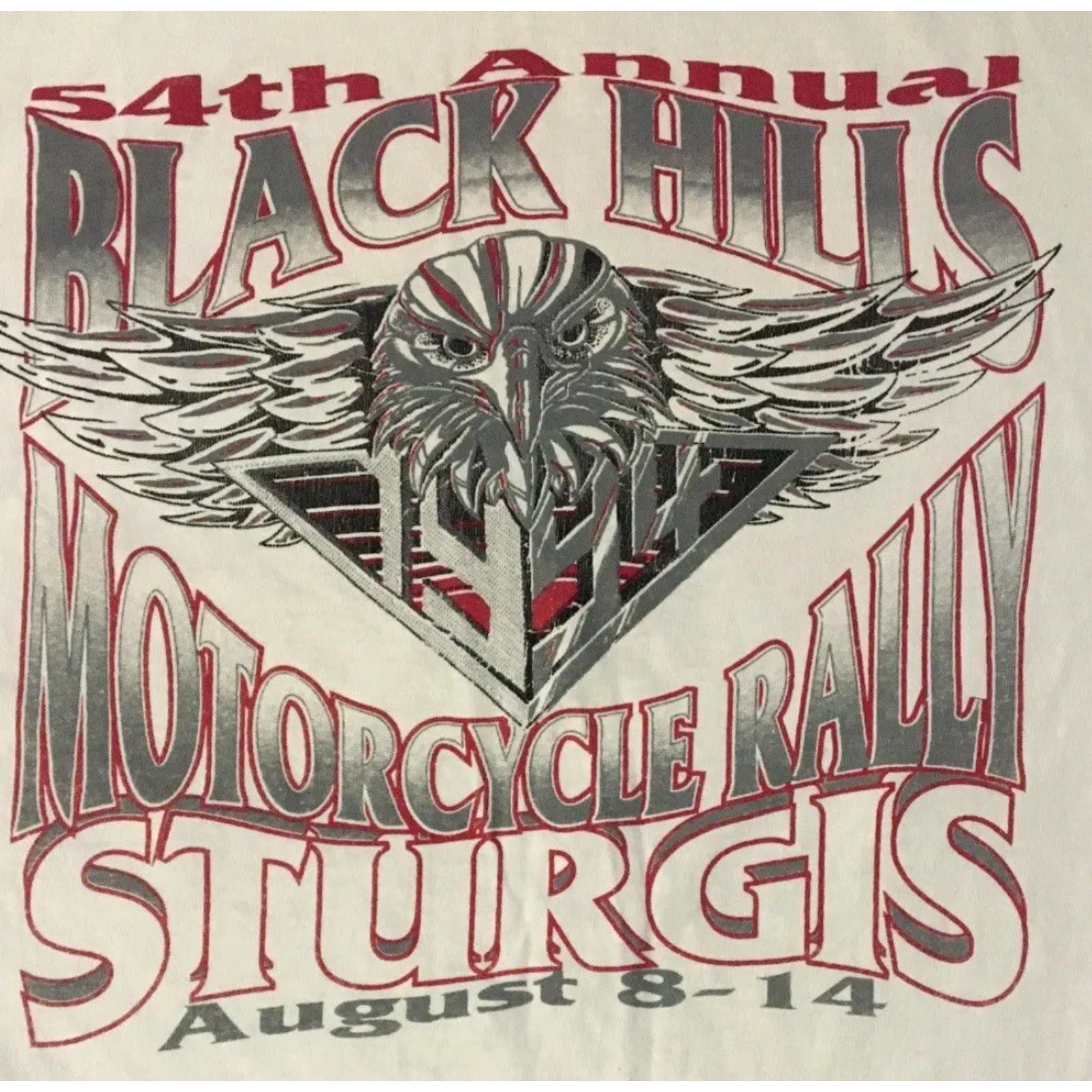 Vintage Vtg 90s Sturgis Rally Faded Eagle Shirt M USA Biker Grunge Motorcycle Harley 80s Size US M / EU 48-50 / 2 - 4 Thumbnail