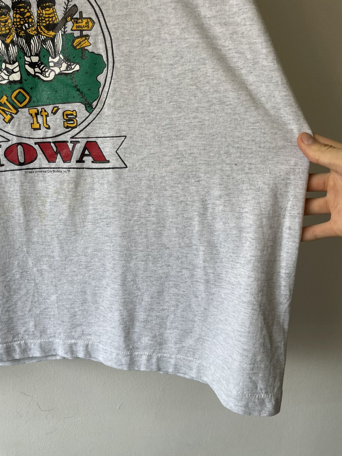Vintage Vintage 1993 Iowa Corn Baseball tee Size US XXL / EU 58 / 5 - 9 Thumbnail