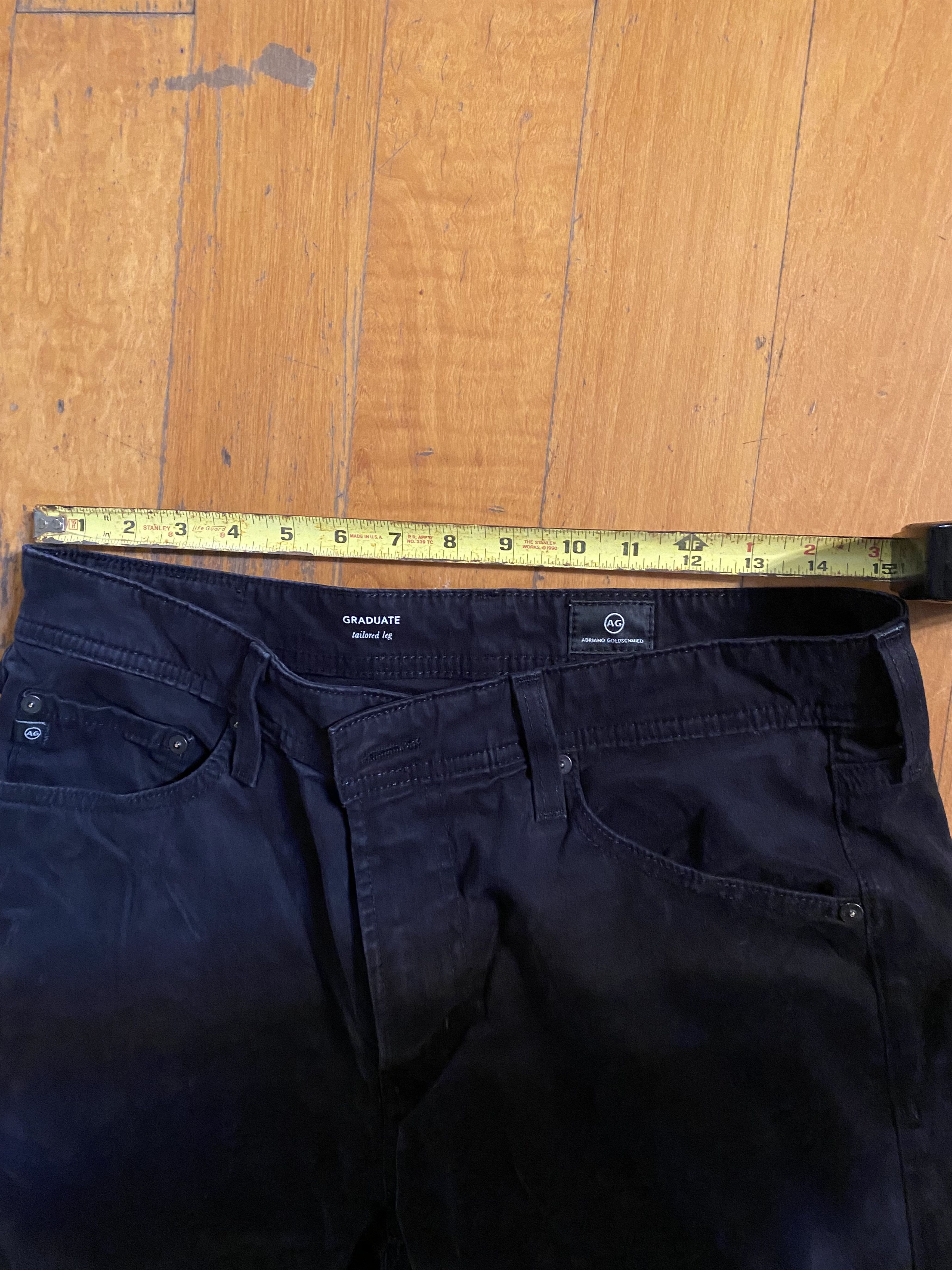 AG Adriano Goldschmied AG black slacks Size US 32 / EU 48 - 4 Thumbnail