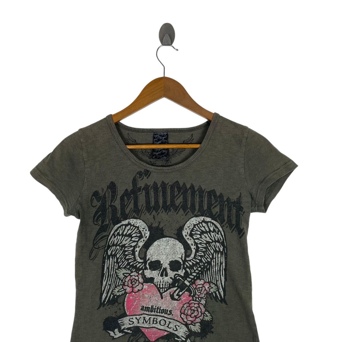 Vintage Virgirl Japan Skull Angel Tee Shirt Size L / US 10 / IT 46 - 2 Thumbnail