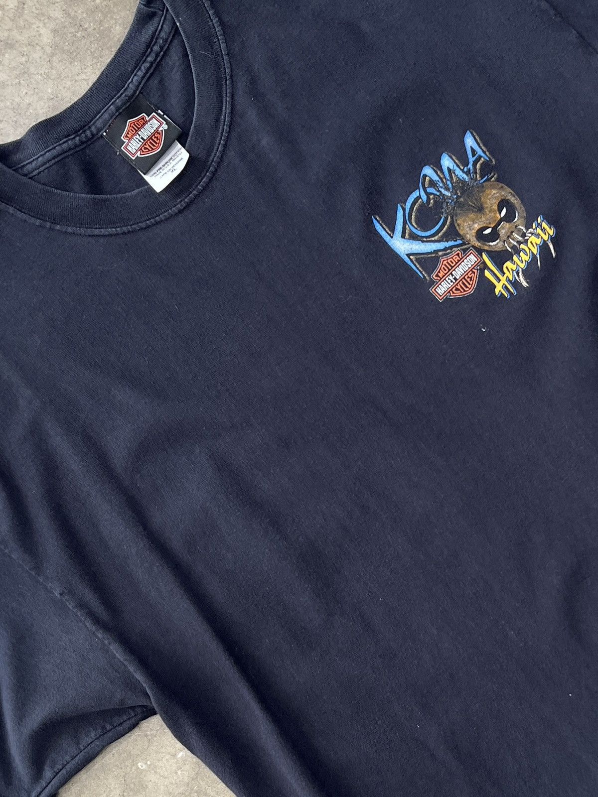 Harley Davidson Vintage 2003 Harley Davidson Kona Hawaii Motorcycle Tee XL Size US XL / EU 56 / 4 - 4 Thumbnail