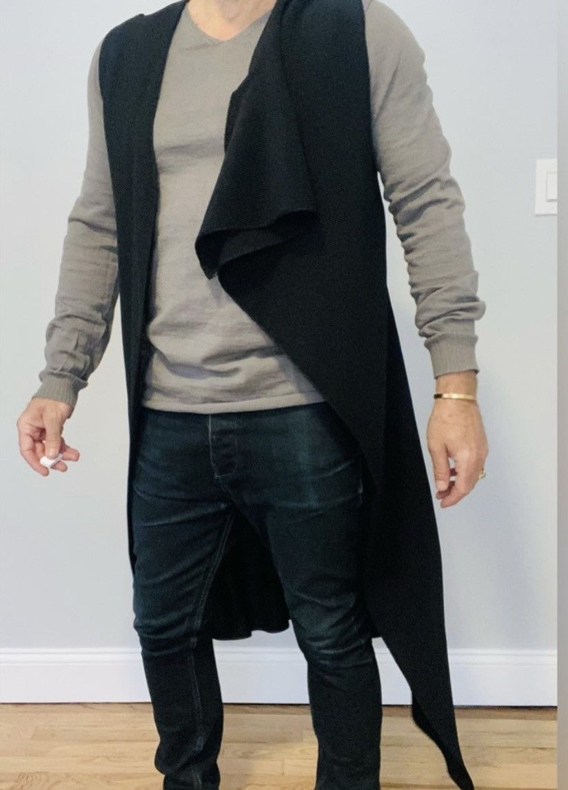 Rick Owens Rick Owens Long Vest Men Size US S / EU 44-46 / 1 - 4 Thumbnail