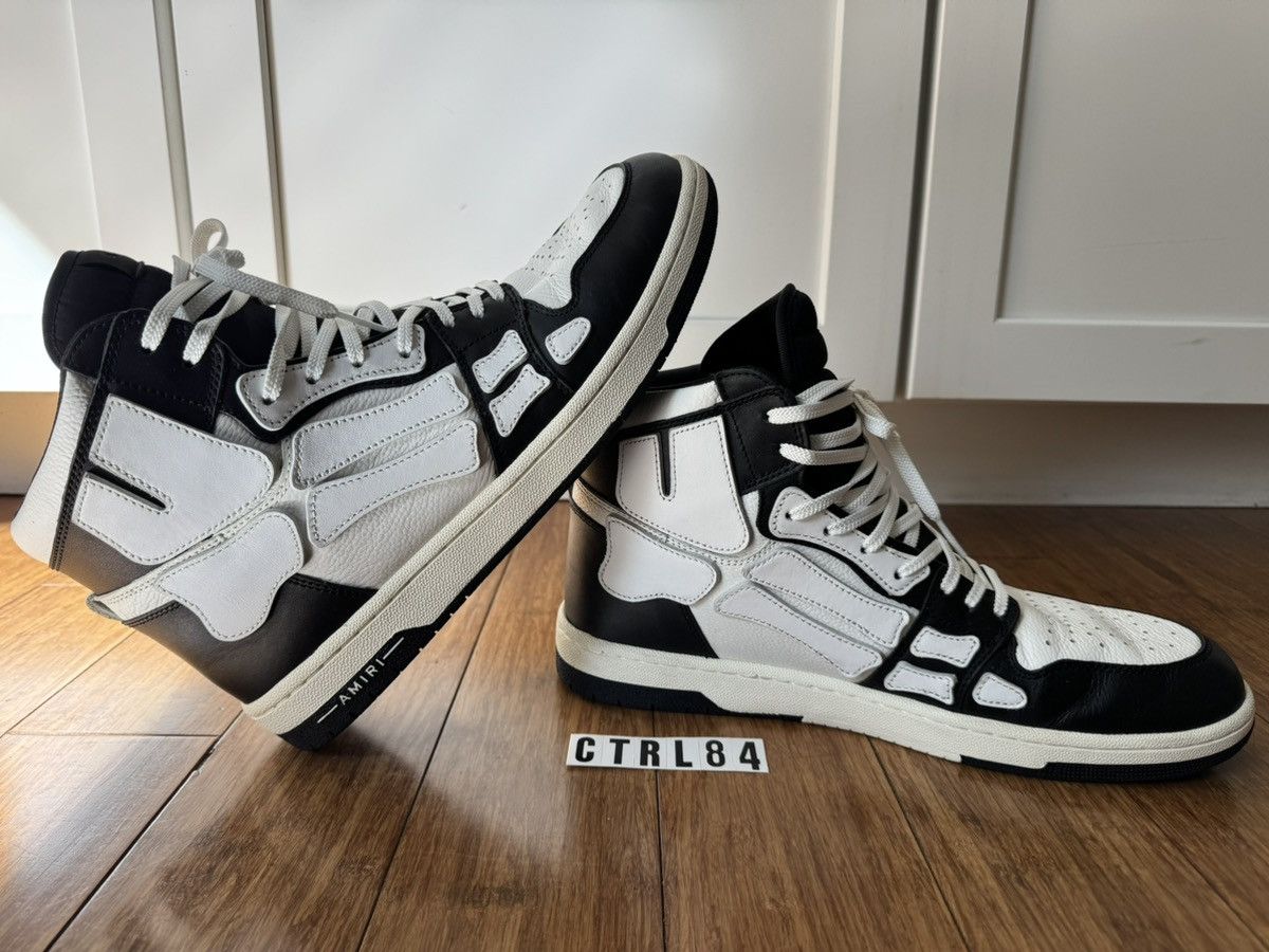 Amiri ✅ Skel Top Hi-top Size US 13 / EU 46 - 4 Thumbnail