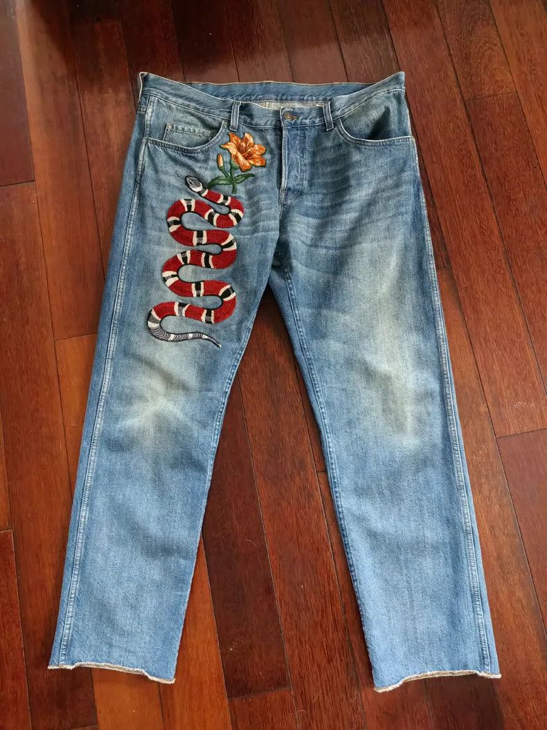 GUCCI｜JEANS (758152 XDCN6 4100) Gucci GUCCI JEANS PANTS CARGO MONOGRAM GG LOGO ‎758152 XDCN6