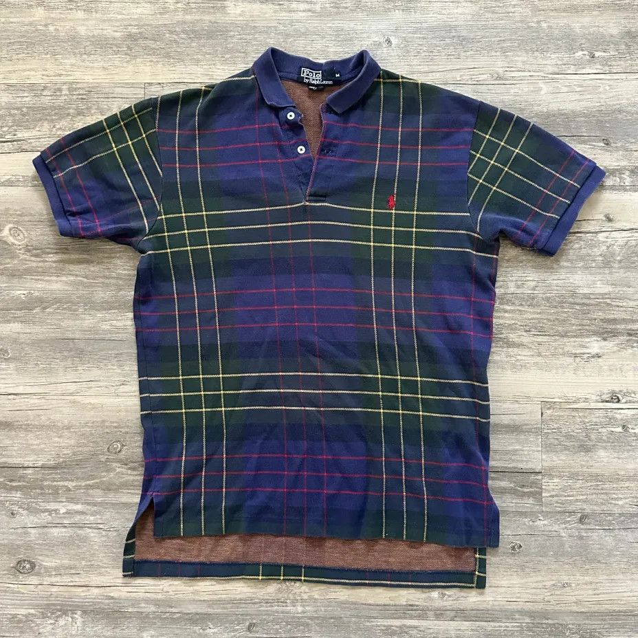 Polo Ralph Lauren Vintage Polo Ralph Lauren Made In USA Classic Plaid Shirt Size US M / EU 48-50 / 2 - 1 Thumbnail