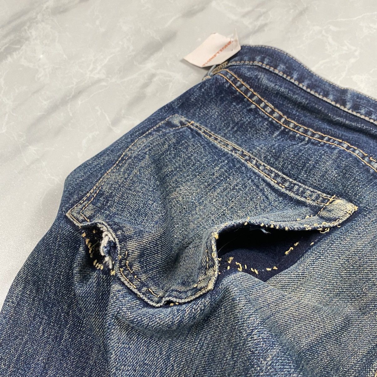 The Real McCoy's Rare Vintage Joe Mccoy Washed Selvedge Denim Size US 30 / EU 46 - 19 Thumbnail