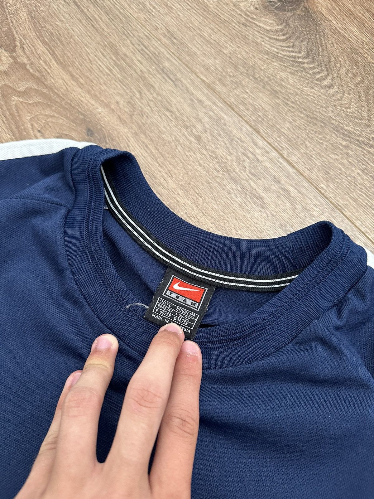 Nike 🔥VINTAGE NIKE TEAM JERSEY BLOCKCORE T-SHIRT🔥 Size US XL / EU 56 / 4 - 2 Thumbnail