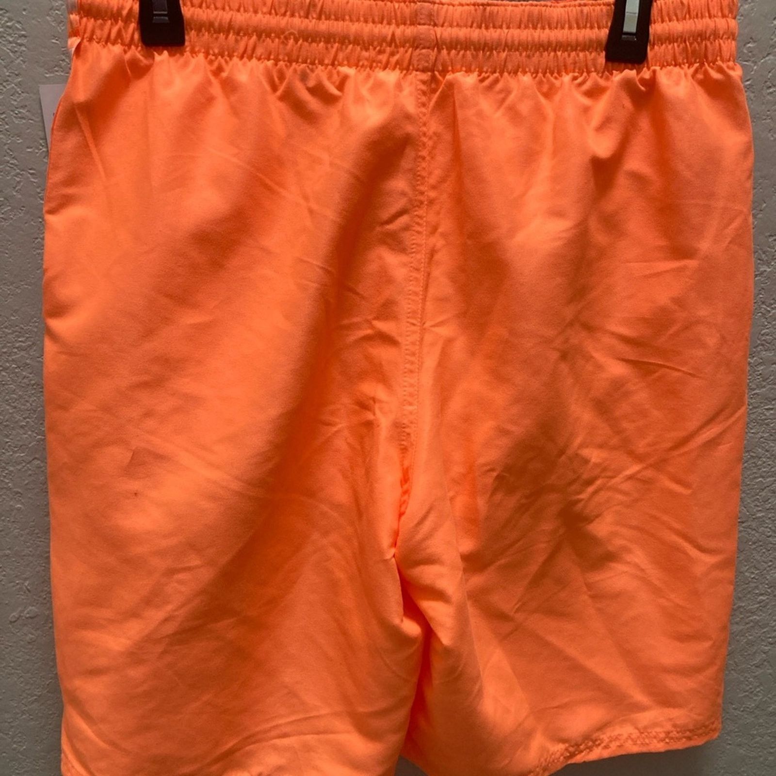 Nike Nike Men Orange Swim Trunks Size Medium with Pockets Size US 30 / EU 46 - 6 Thumbnail