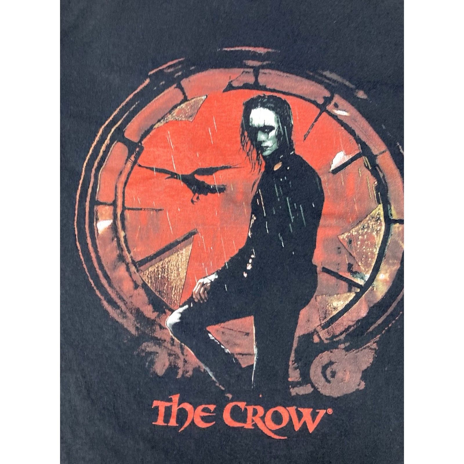 Etro VINTAGE The Crow T-Shirt Women Medium Black Short Sleeve Movie Retro Size M / US 6-8 / IT 42-44 - 2 Thumbnail