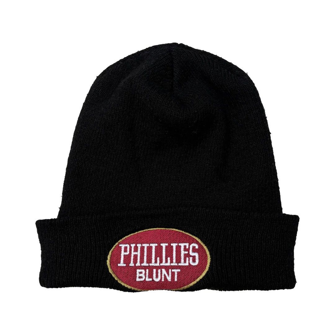 Vintage Phillies Blunt 1990 90s Vintage Logo Rare USA Beanie Hat Size ONE SIZE - 1 Thumbnail
