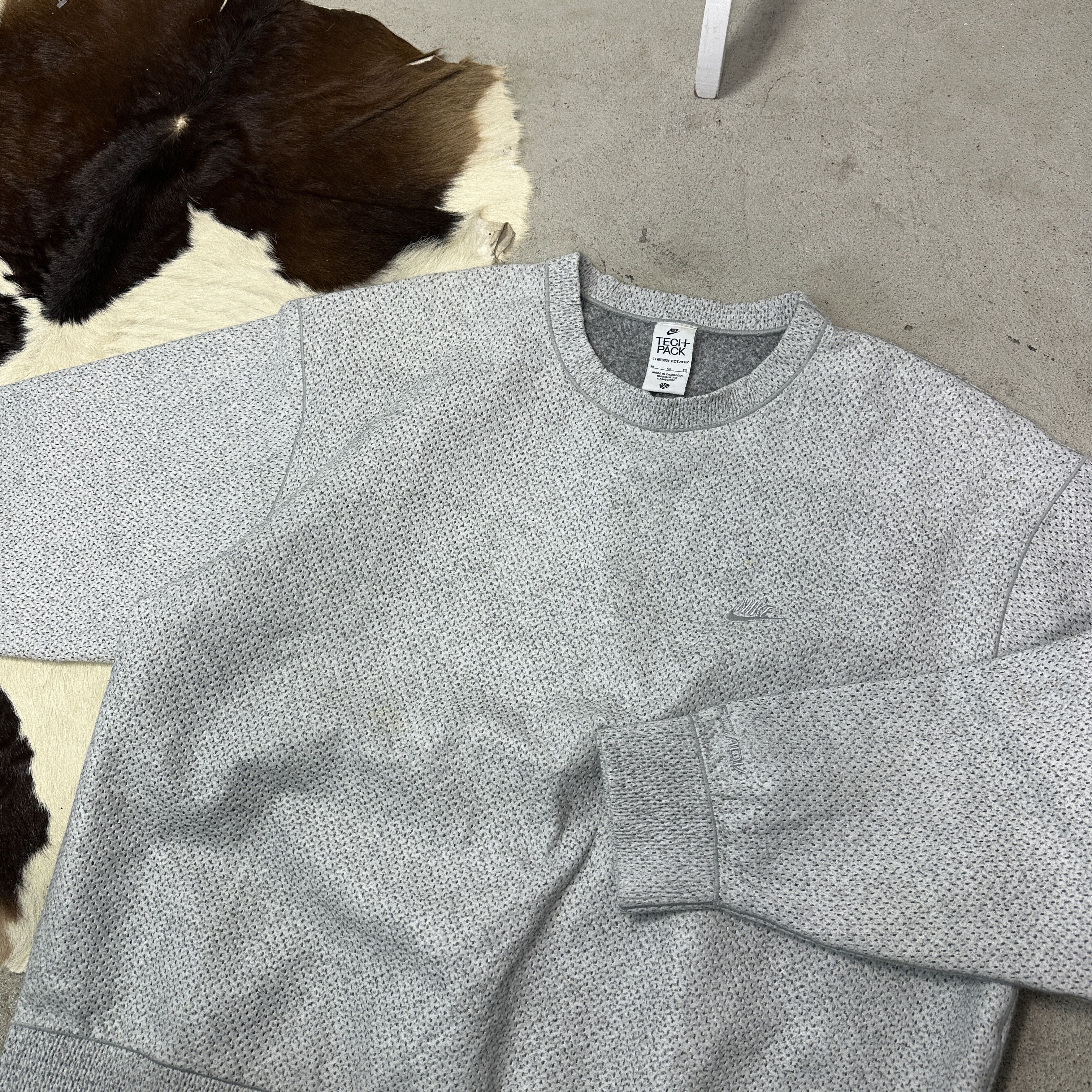 Nike Vintage Sporty Streetwear Nike Tech Pack Sweatshirt Y2K Size US XL / EU 56 / 4 - 4 Thumbnail
